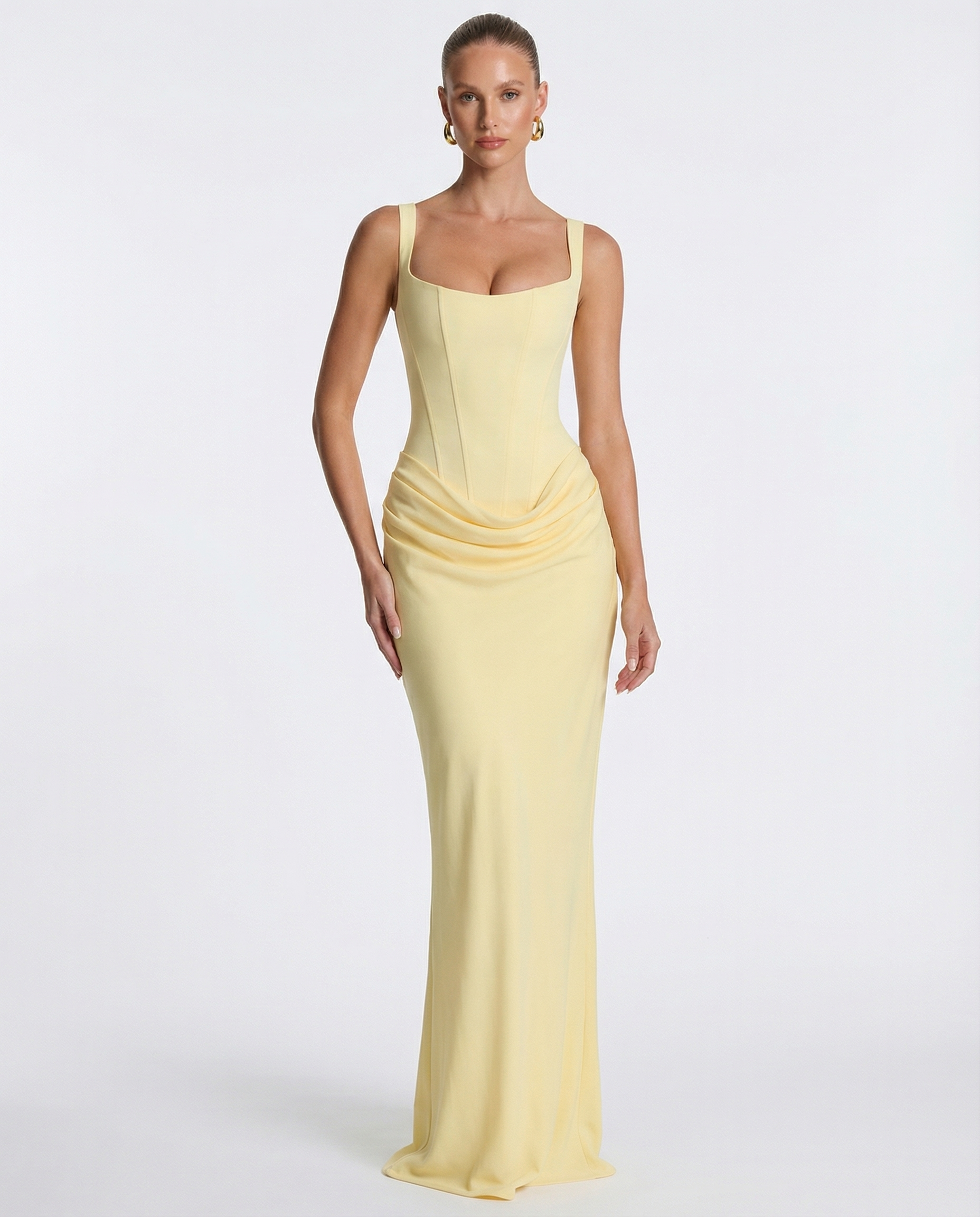 KANDORA | Vestido Maxi Reloj de Arena