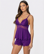 CONJUNTO DE ENCAJE BESO DE MEDIANOCHE