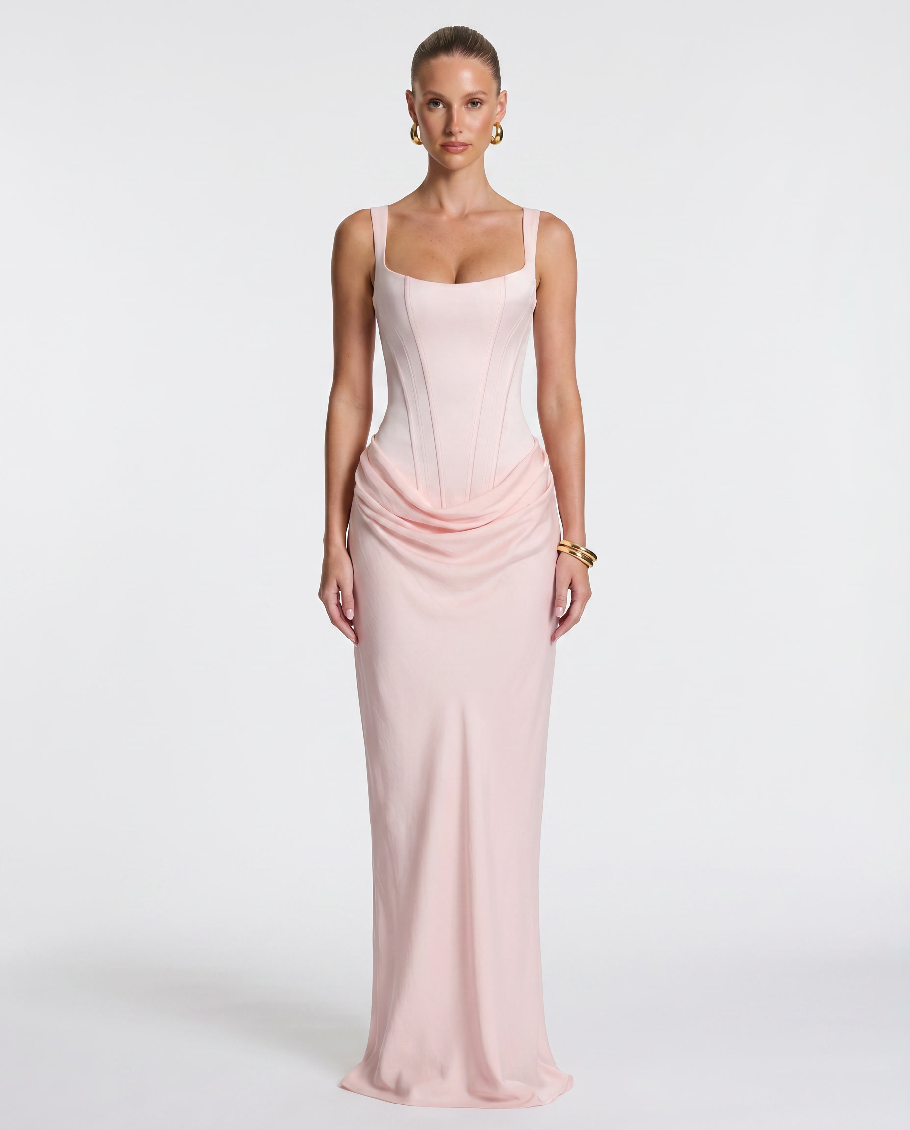 KANDORA | Vestido Maxi Reloj de Arena