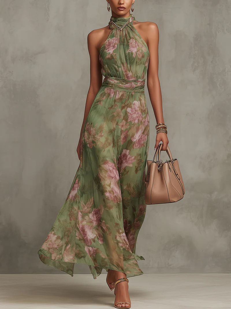 Ruth™ | Vestido Maxi de Gasa