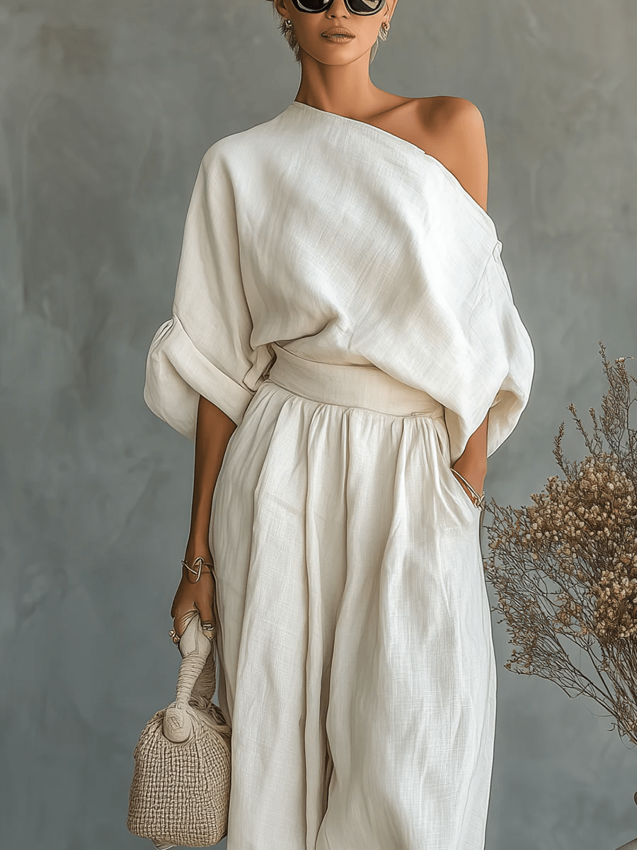 Mila | Conjunto 2 piezas escote bardot