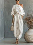 Mila | Conjunto 2 piezas escote bardot