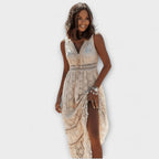 ESMERALDA - VESTIDO LARGO ENCAJE BOHO