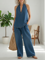 Ivy | Conjunto de dos piezas de mezclilla vintage