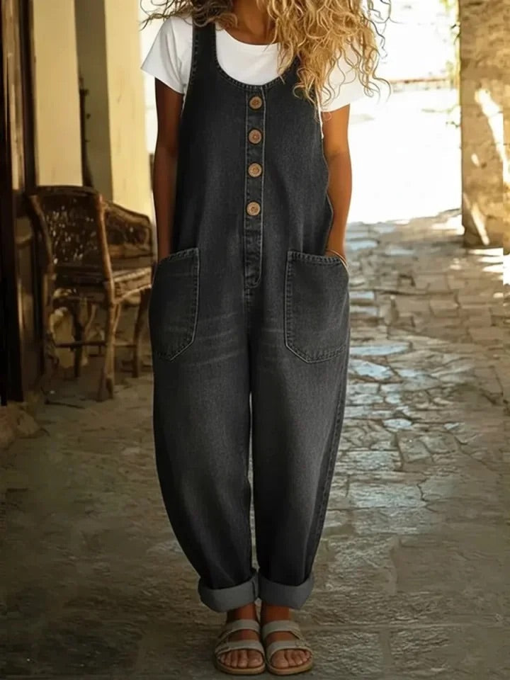 Ruth | Peto vaquero de algodón lavado estilo vintage