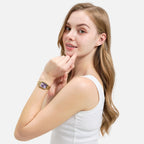 RELOJ DE PULSERA VINTAGE PARA MUJER EN ACERO INOXIDABLE