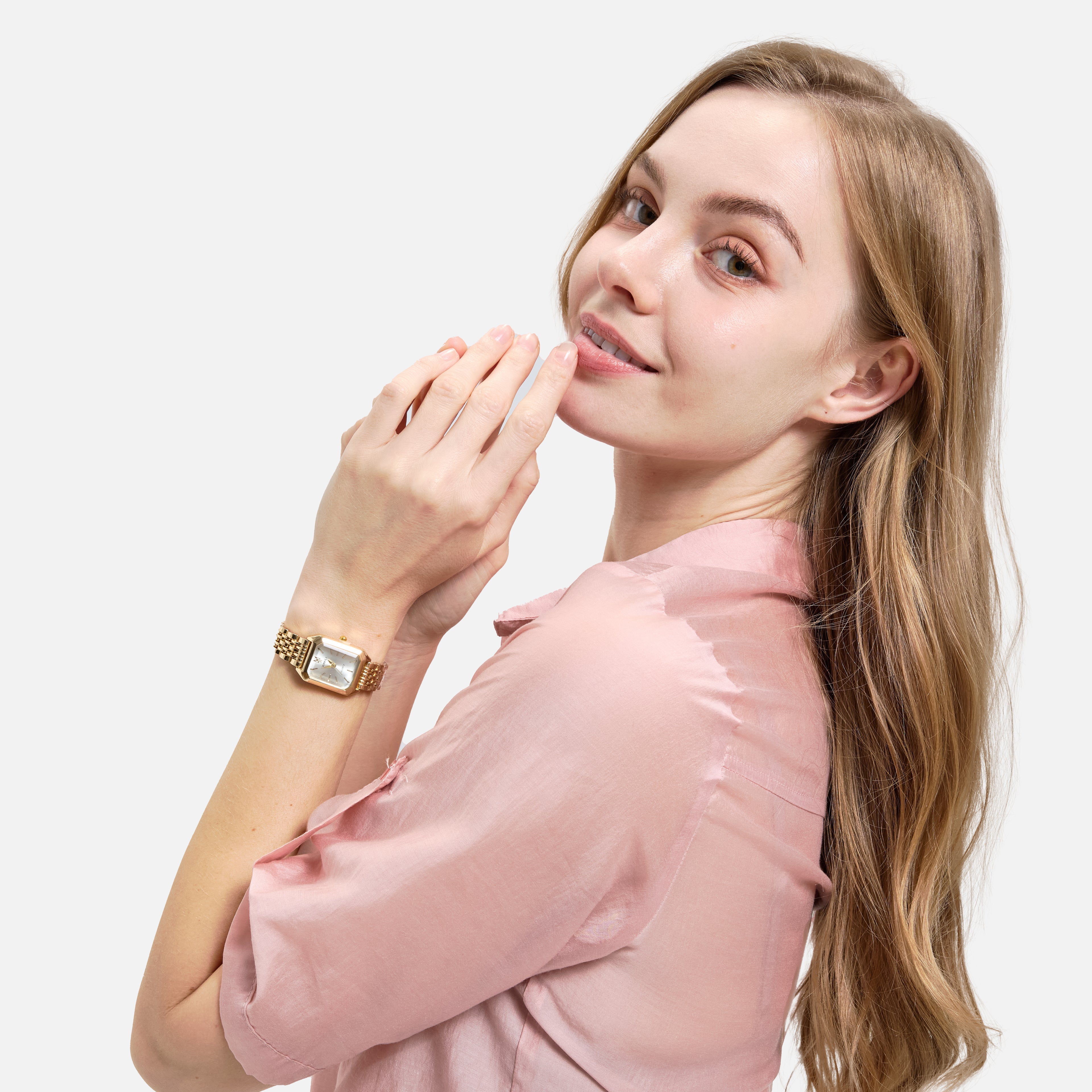 RELOJ DE PULSERA VINTAGE PARA MUJER EN ACERO INOXIDABLE