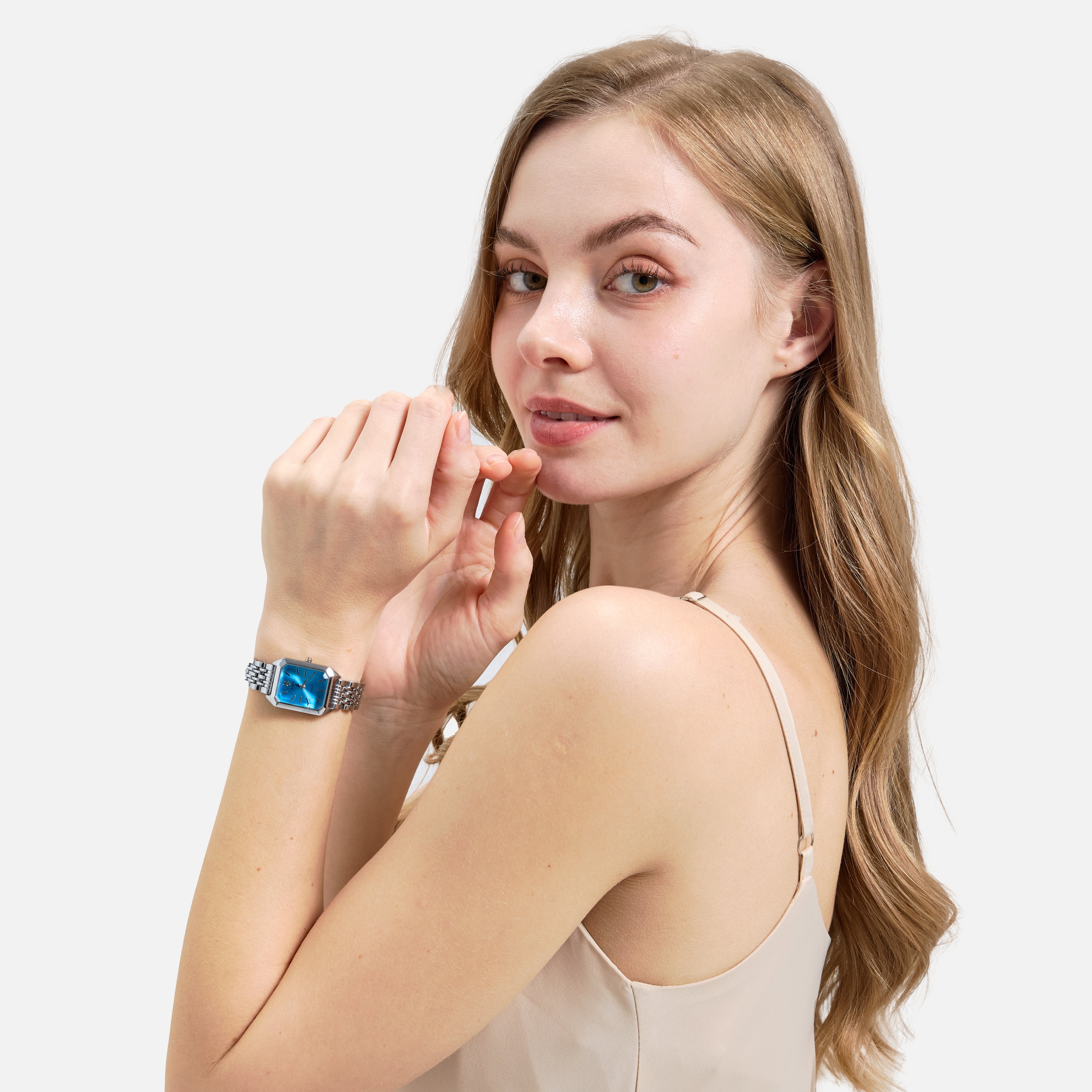 RELOJ DE PULSERA VINTAGE PARA MUJER EN ACERO INOXIDABLE